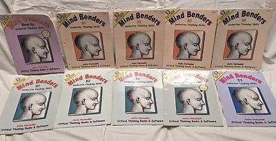 Mind Benders Lot Of 10 Books Critical Thinking Skills Deductive Logic A B C • $44