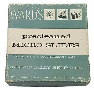 Vintage Ward's Precleaned Micro Slides Opened Box • $14.87