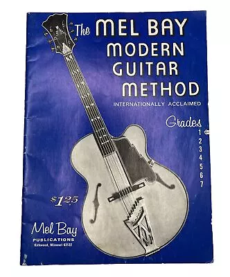 Vtg 1966 Mel Bay Modern Guitar Method Grade 1 Revised Edition • $35