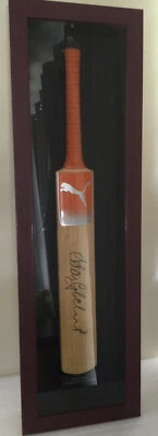 $280 • Buy Adam Gilchrist Signed And Framed Full Size Puma Cricket Bat