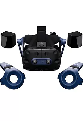 HTC VIVE Pro 2 Virtual Reality System And Controllers • $520