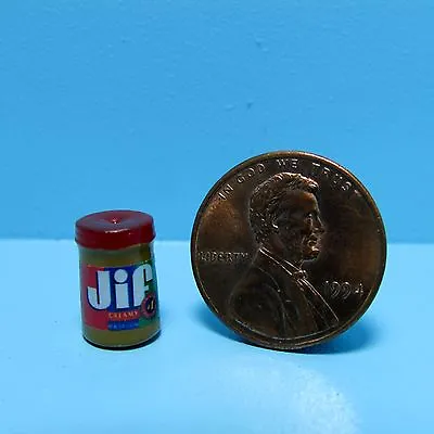Dollhouse Miniature Replica JIF Peanut Butter Jar G133 • $3.14