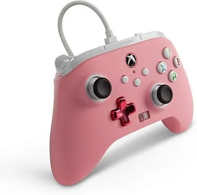$29.99 • Buy PowerA Enhanced Wired Controller For Xbox Series X|S & Xbox One  Pink 1518815-01