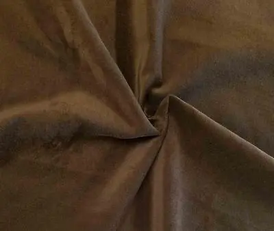 Brown Cotton Velvet Velour Sewing Fabric Upholstery Drapery Sold Per Yard 54  W • $15.96