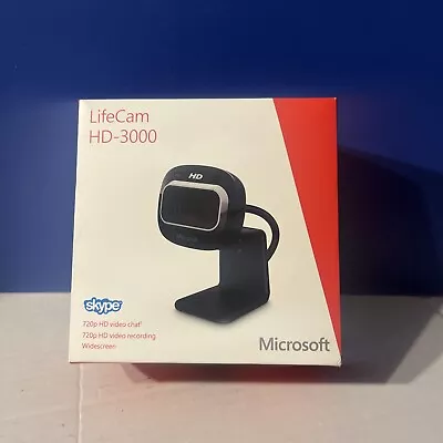 Microsoft - T4H-00002 - LifeCam HD-3000 Webcam - 30 Fps - USB 2.0 Black • $23.99