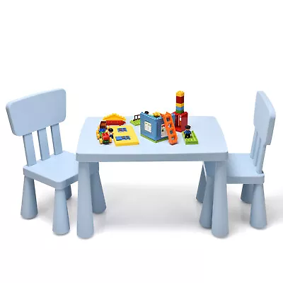 3 Piece Kids Table And Chair Set Toddler Activity Desk And Chairs Kids Furniture • £69.95