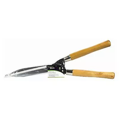 50cm Steel Hedge Shears With Wooden Handle Garden Gardening Lawn Hand Scissors • £11