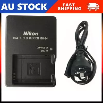 Mains Wall Battery Charger MH-24 For Nikon D3200 D5100 D5200 D5300 D5500 • $14.81