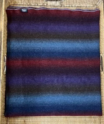 Woolrich Southwestern Wool Stadium Size Blanket 63” X  56” Made In USA Vintage • $59