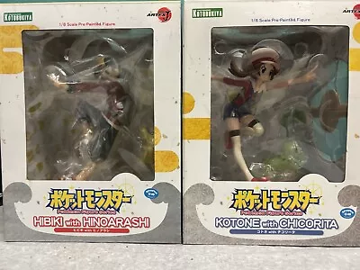 Pokémon Artfx J Kotobukiya Figure 1/8 Heart Gold & Soul Silver Lyra And Ethan  • $700