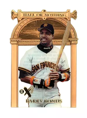 Barry Bonds 1997 Skybox E-X2000  Hall Or Nothing  #11 (Acrylic Die-Cut Insert) • $24.95