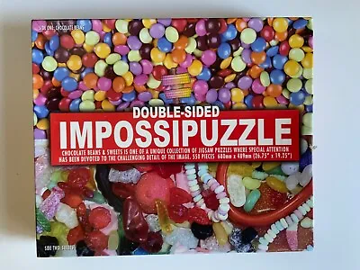 Double Sided Impossipuzzle - Chocolate Beans / Sweets - 550 Piece Jigsaw Puzzle • £6.50