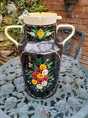 Vintage French Milk Churn (Schmid Paris) Hand Painted Barge Art • £35