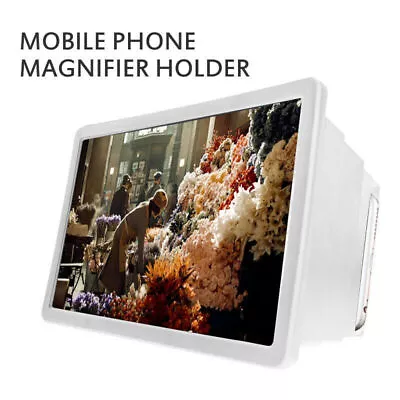 Mobile Phone Screen Magnifier HD Video Amplifier Smartphone Stand Bracket NEW • $0.99