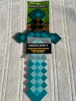 Minecraft Diamond Foam Sword Exclusive Cosplay Halloween Costume NEW!! • $19.99