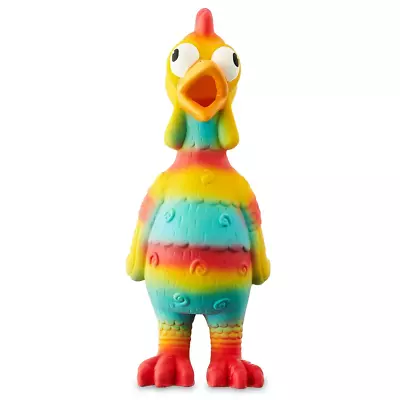 Vibrant Life Playful Buddy Tie Dye Chicken Dog Toy Chew Level 2 Free Shipping • $13.50