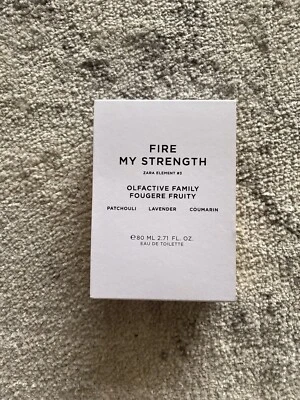 £19.90 • Buy Zara Fire My Strength EDT 80 ML Rare Aftershave For Mens New N Sealed