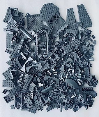 500g LEGO Bulk Lot Assorted Mixed Dark Bluish Grey Pieces Bricks Parts 0.5kg C • $25