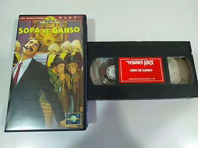 Los Marx Brothers Sopa De Goose Groucho Harpo Chico - VHS Tape • $34.44