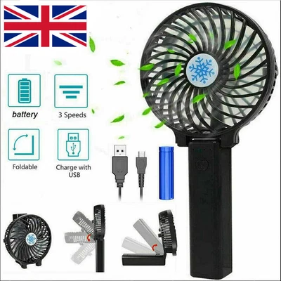 £7.88 • Buy Mini USB Desk Fan Small Quiet Personal Cooler USB Powered Portable Table Gifts