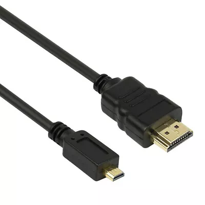 Micro Hdmi Microhdmi To Hdmi Cable 6 Ft For Hdtv 6ft 6f 1.8 Meter • $7.49