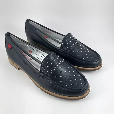 MARC JOSEPH NEW YORK Women's Leather Loafer East Village Navy Nappa - Size 5.5 • $29.95