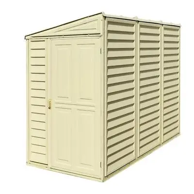 Duramax 4ft X 8ft Sidemate Vinyl Resin Outdoor Storage Shed  With Foundation Kit • $769