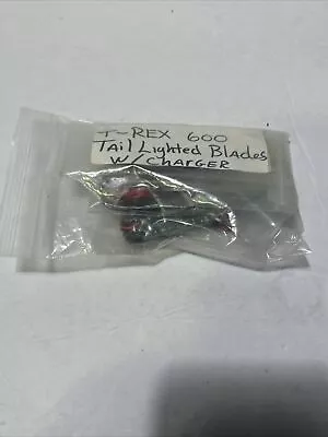 T-REX 600 Tail Lighted Blades. For Parts Untested. As Is .           A2 • $19.99