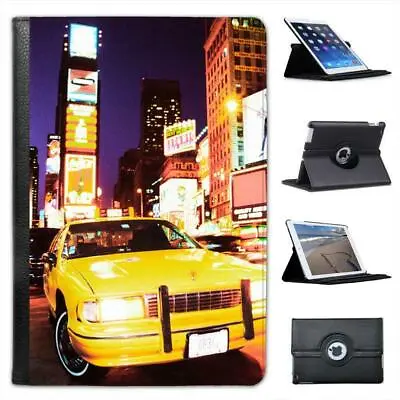 £14.99 • Buy Yellow Taxi Cab In New York Times Square USA Folio Leather Case For IPad Mini