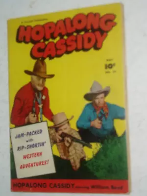 HOPALONG CASSIDY Western Comic...(USA..Fawcett) ....May 1948    No 19     Fine • £7