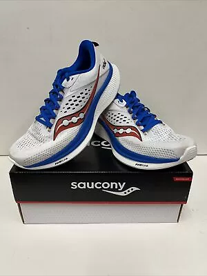 Saucony Ride 17 Running Shoes Men's Size 9 USED -- CLEANED With Box • $59.99