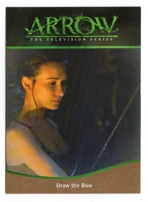 2015 Cryptozoic Arrow Season 1 Gold #15 Draw The Bow #28/40 • $42.14