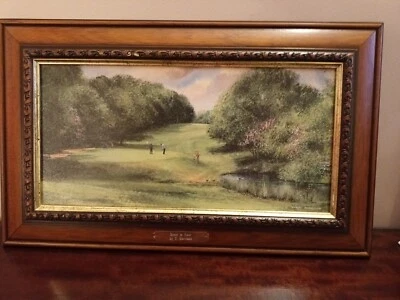 £18 • Buy Terry Harrison   Down In Four    Measurement Including The Frame 20  X 12.25 