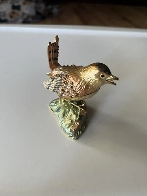 $5 • Buy Nobility Bejeweled Bird Trinket Box Vhtf Great Condition 