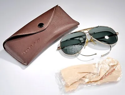 Vintage Tasco Wrap Around Aviator Sunglasses Tinted Lens - JAPAN MADE 1980s • $49.95