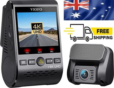 $425 • Buy VIOFO A129Pro Duo 4K Dual Dash Cam 3840 X 2160P Ultra HD 4K Front And 1080P Rear