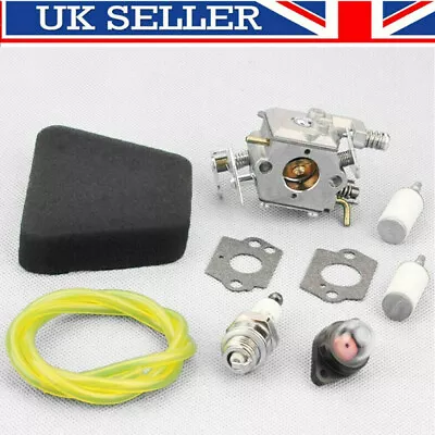 Carburetor Fuel Filter Kit For McCulloch Mac 333335338435436 Chainsaw Parts • £11.89