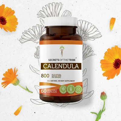 $17.59 • Buy Secrets Of The Tribe Calendula Capsules, 400 Mg  