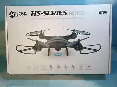 Holy Stone HS110D Quadcopter Drone FPV 120° Wide-Angle HD Camera 2 Batteries RTF • $69.99