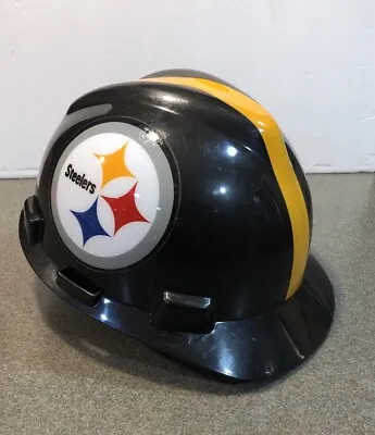 Pittsburgh Steelers Hard Hat MSA Type I Protective Helmet Medium NFL Licensed • $34.95