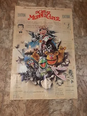 The Great Muppet Caper (1981) Original Movie Poster. Size 27 X41 . Been Folded. • $13.99