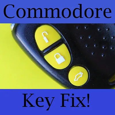 Holden Commodore Key Buttons VS VT VX VY VZ Yellow Set • $3.80