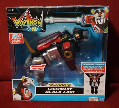 Voltron 84 Classic Legendary Black Lion 60+ Lights Sound Effects NEW 2017 • $48.99