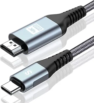 $26.71 • Buy USB-C To HDMI Cable 1M, Sweguard USB Type C To HDMI Cord Supports 4K Compatible 
