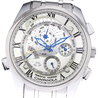 CITIZEN Campanola 408 CTR57-0981/6704-T007881 Silver Dial Quartz Men's_800401 • $1720.90