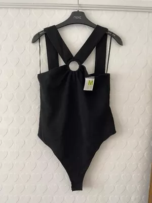 🖤 Primark Black Halterneck Bodysuit Size M BNWT • £6