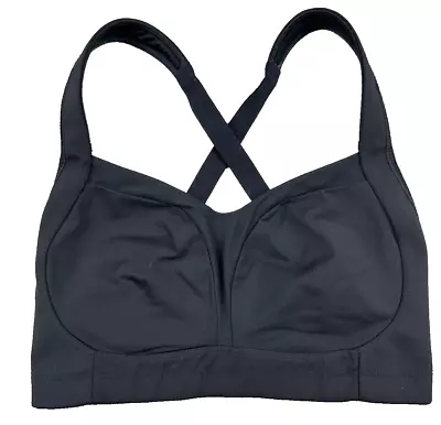 Lululemon Ta Ta Tamer Sports Bra Black Wire Free Full Support Fits XXXS/2 • $19.88