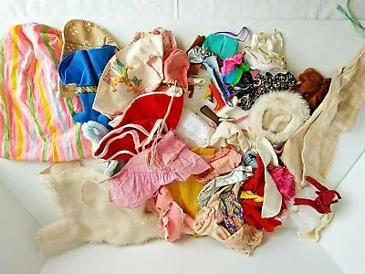 Mixed Lot Of Vintage Doll Clothes Shoes & Accessories 60+ Pc Most 70s-80s #14745 • $24.23