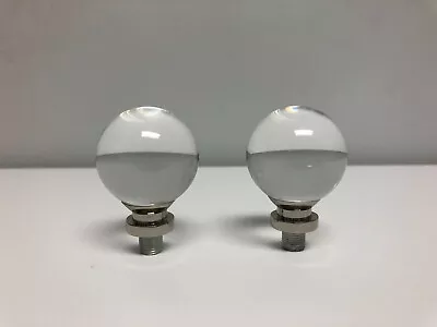 Estate Crystal Ball Finials (Set Of 2) • $25