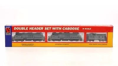 Life Like 7628 39162 N Scale CSX GP38 Locomotive Dummy Unit & Caboose NIB • $94.99